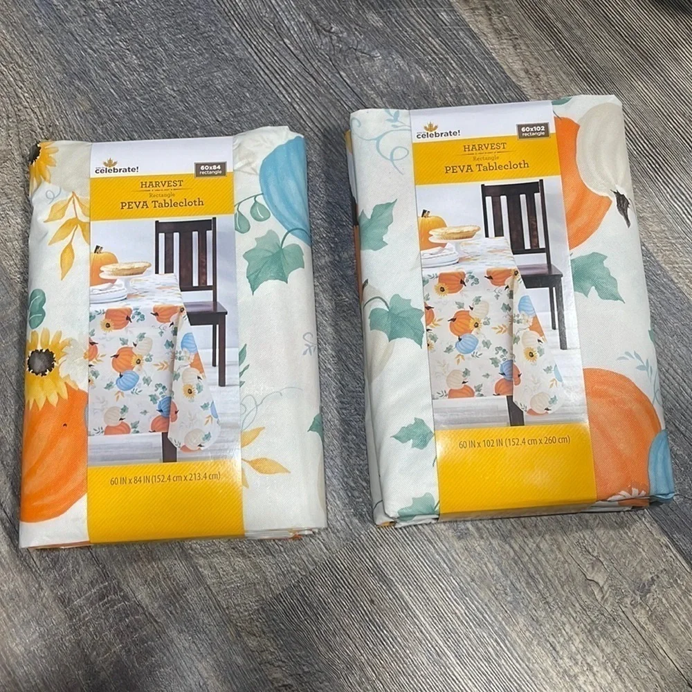 2 rectangle tablecloths